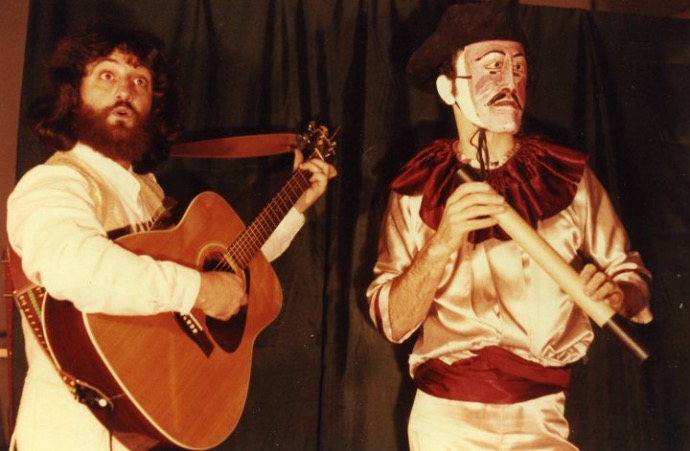 spectacle de chansons "Mac Palette" de Marc Pinget en collaboration avec Patrick Saletes. 
