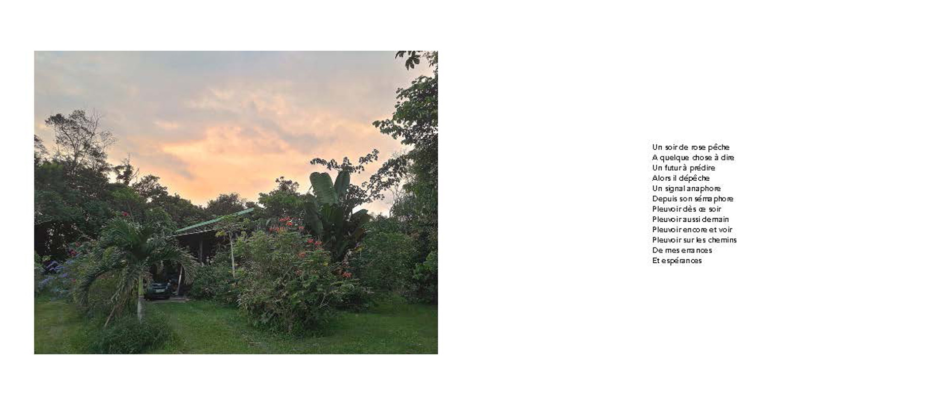 Marc Pinget, écrivain poète à Montsinery en Guyane. Recueil de poèmes 2018 : Clouduages