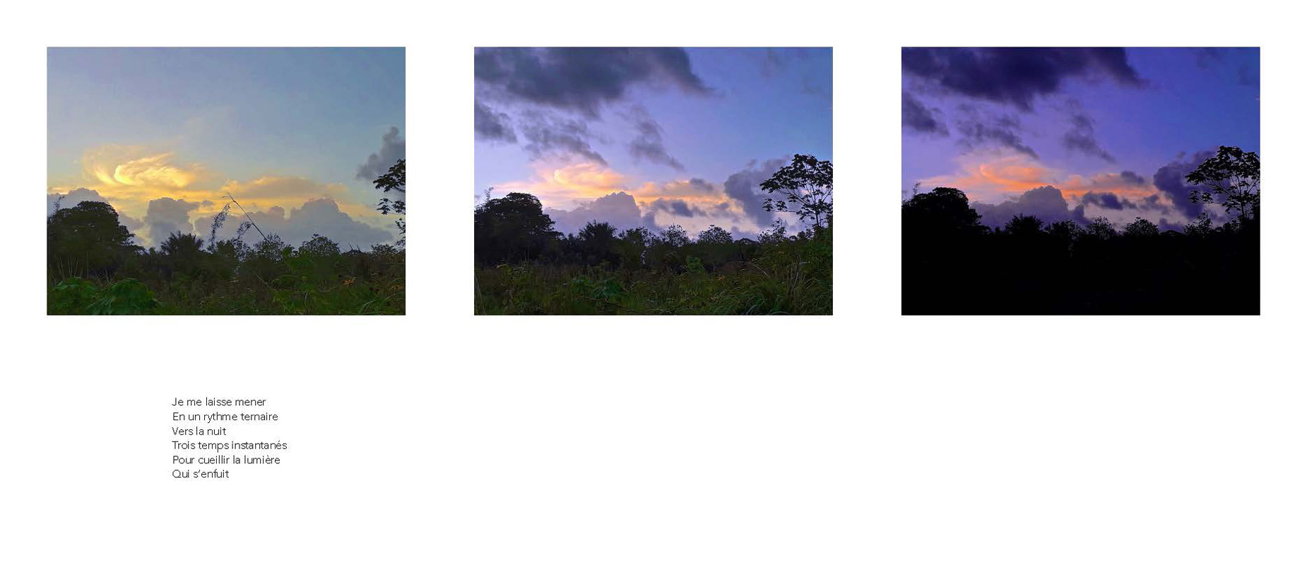 Marc Pinget, écrivain poète à Montsinery en Guyane. Recueil de poèmes 2018 : Clouduages