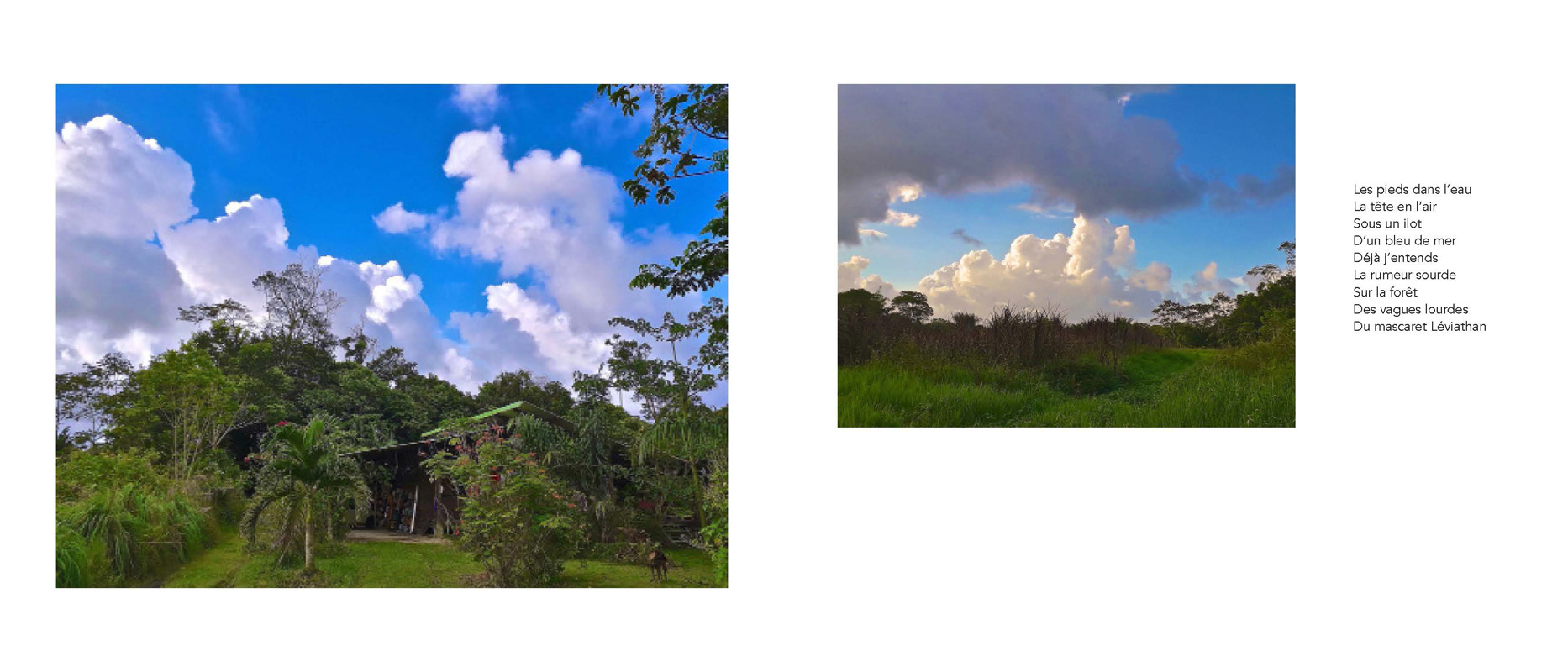 Marc Pinget, écrivain poète à Montsinery en Guyane. Recueil de poèmes 2018 : Clouduages